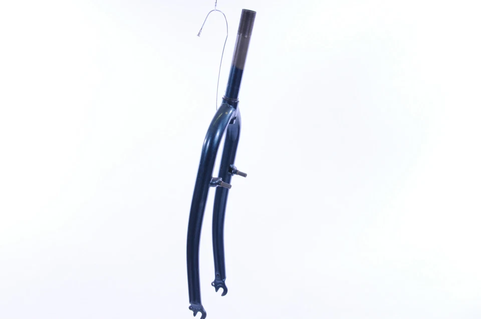 MOUNTAIN BIKE ATB 26" BLUE RIGID STEEL FRONT FORK 155mm COLUMN FACTORY BARGAIN - Image 1 of 1