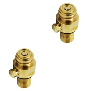 2 Pack Maschine Kohlensäureflaschen Adapter CO Für Sprudelmaschine - Bild 1 von 12