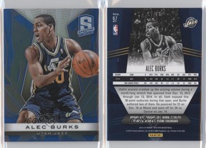 2013-14 Panini Spectra Blue /65 Alec Burks #97