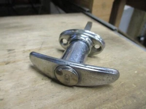 Vintage 1920's 1930's Locking Trunk Rumble Seat Handle YALE No Key Original #1 - Picture 1 of 5