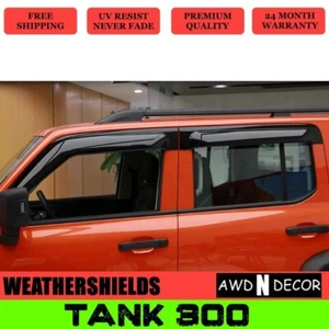 Weathershields Weather Shields for GWM TANK 300 2023+ Window Visor - Picture 1 of 4