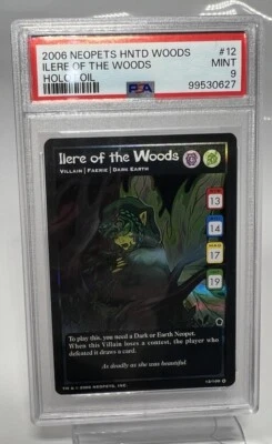 Neopets TCG Ilere Of The Woods Haunted Woods 12/100 PSA 9 Graded - Image 1 of 4