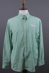 La Martina Buenos Aires Green Pinstripe Button Down Shirt Size 3XL - Picture 1 of 15