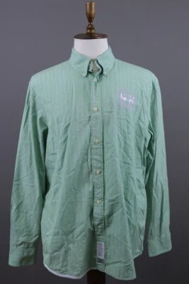La Martina Buenos Aires Green Pinstripe Button Down Shirt Size 3XL - Image 1 of 4