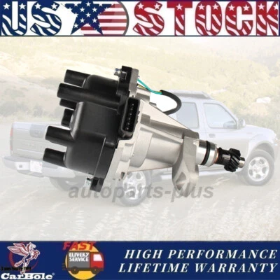 Distributor W/ Ignition Coils for Nissan Pathfinder 1996 1997 1998-2000 3.3L V6 - Image 1 of 4