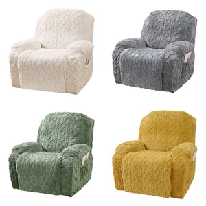 Recliner Chair Covers W/ Elastic Straps Washable Slipcover Large Chair Protector - Picture 1 of 16