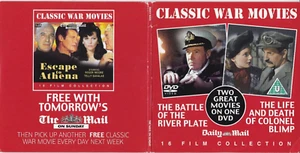 CLASSIC WAR MOVIES ( DAILY MAIL / THE MAIL ON SUNDAY Newspaper 2 DVD Set ) - Bild 1 von 5