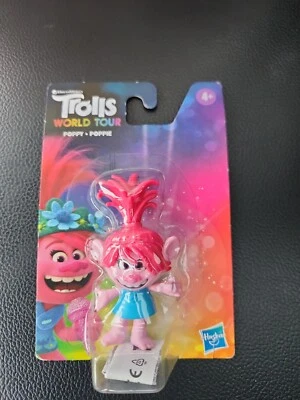 NUEVA figura de acción Dreamworks Trolls World Tour Poppy sellada 3" Hasbro 2020 Foto 1 de 4