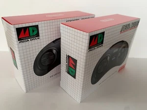 set of 2 SEGA Mega Drive Fighting Pad 6B Controller Nintendo Switch Online Japan - Picture 1 of 13