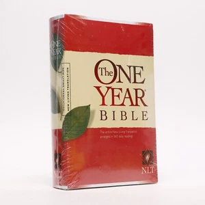 NEW Sealed Tyndale NLT New Living Translation One Year Bible Trade Paperback - Picture 1 of 5