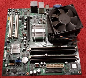 M36)    Foxconn Motherboard #G33M02 with CPU, CPU Heat Sink, CPU Fan & 4x GB RAM - Picture 1 of 3