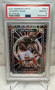 2022 Donruss Optic Jamarr Chase Mythical Prizm SSP Case Hit PSA 10 GEM Low Pop