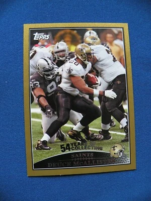 2009 Topps Football Gold # /2009 Deuce McAllister New Orleans Saints #24 - Image 1 of 2