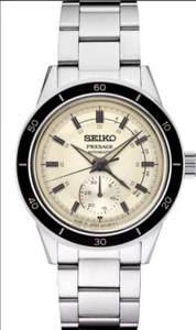 Seiko Presage '60s Series Collection Automatic SSA447 Ivory Dial 41mm Watch - Bild 1 von 1