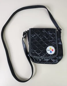 Pittsburgh Steelers NFL Football Quilted Crossbody Adjustable Strap By Profanity - Picture 1 of 13