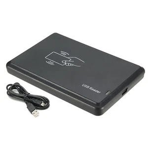 USB RFID Reader 125khz EM4100 ID Contactless Sensitivity Smart Card Reader - Picture 1 of 12