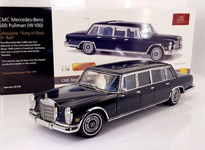 CMC 1:18 Mercedes-Benz 600 Pullman 1969 W100 "King of Rock n' Roll" Elvis M-218 - Image 1 of 4