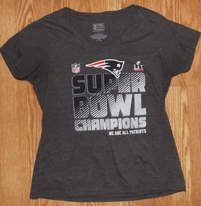 PROLINE NFL PATRIOTS SUPERBOWL LII GRAU CHAMPION DAMEN BLUSE SHIRT TOP - Bild 1 von 7