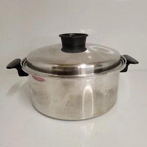 Chef's Ware By Townecraft 5 Qt Stockpot Surgical T304 Stainless Dutch Oven W/Lid - Picture 1 of 12