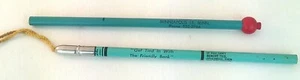 2 Vintage Advertising Pencils 1 with Wooden Ball Phone Dialer - UNSHARPED - Picture 1 of 5