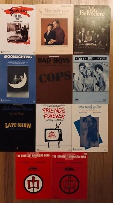 1980s TV THEME - YOUR PICK!! sheet music Disney CARTOON COMIC sitcom Drama movie - Image 1 of 4