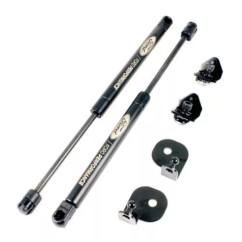 Ford Performance 15-19 Mustang Black Gas Struts Hood Lift Pair Kit M16826MA