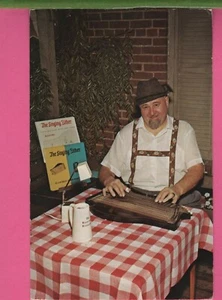 Vintage Idaho ID Postcard Mr. Willie Dittrich Plays the Zither Old Germany 1985 - Picture 1 of 4