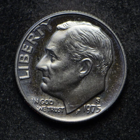 1975-S Roosevelt Dime (bb11358) Cover