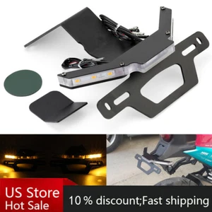 Rear License Plate Holder LED Turn Signal Light For CF-MOTO 250SR 300SR/SS 21-23 - Picture 1 of 15