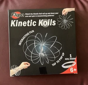 Kinetic Koils Spring Flow Ring Multi Sensory von Flipo Interactive Fun - Silber - Bild 1 von 2