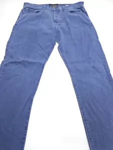 Lucky Brand Herren 121 Heritage Slim 38x32 Button Fly Denim Blue Jeans blau gefärbt - Bild 1 von 10