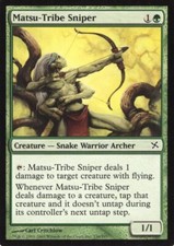 4X MATSU-TRIBE SNIPER GREEN BETRAYERS KAMIGAWA MTG MAGIC NM X4 (yourdeckbuilder)