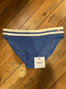 BNWT Panache Swim Portofino Classic Bikini Brief in Denim/Ivory Size XS SW1216 - Picture 1 of 5