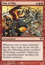 Tide of War ~ Moderately Played Champions of Kamigawa MTG Magic UltimateMTG Red