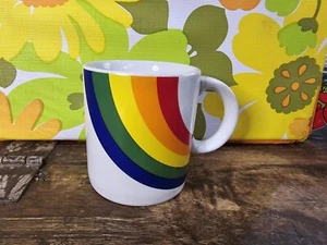 Vintage FTDA Regenbogen Tasse Made in Korea - Bild 1 von 5