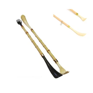 2 New Long 20" Shoehorn Back Scratcher Reach Shoe Horn Hand Massager Gift - Picture 1 of 1