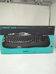 Logitech Comfort Wave K350 Wireless Keyboard **untested FOR PARTS - Picture 1 of 6