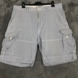 Polo Ralph Lauren Cargo Shorts blau gestreift Herren W40 Military Utility Combat - Bild 1 von 16
