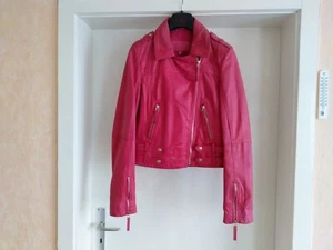 pinke Damen Lederjacke von Sienna de Luca Gr. M - Bild 1 von 2