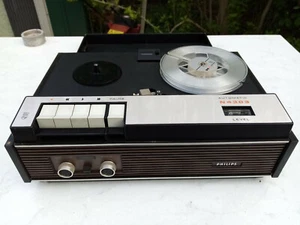 Tonbandgerät aus Nachlass - Philips N 4303 Automatic mit Lautpsrecher - Bild 1 von 1