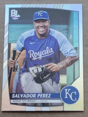 2023 Topps Big League Uncommon Foil Salvador Perez #250 SP Royals - Image 1 of 2