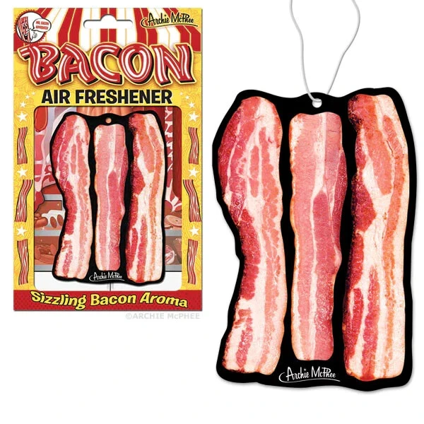 Bacon Air Freshener by Archie McPhee - With Hanging String Great for Your Car - image 1 of 1