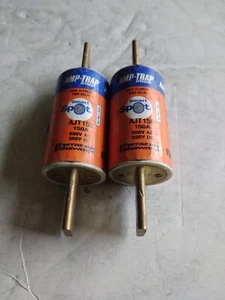 (2) FERRAZ SHAWMUT # AJT 150 / 150 AMP, 600 VAC, AMP-TRAP 2000, SMART SPOT. - Picture 1 of 5