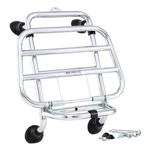 MF7166 Portapacchi Anteriore Cromato Originale Vespa GTS 125 300 HPE (2019/2024) - Foto 1 di 12