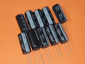 10x Elko 1000µF / 63V 105°C 6000h 16x36mm 1000uF - Picture 1 of 3