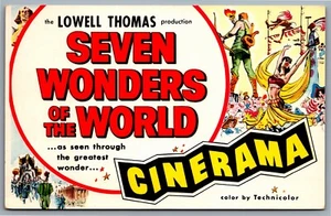 Postcard Philadelphia PA Seven Wonders of the World Cinema Boyd Theatre - Bild 1 von 2