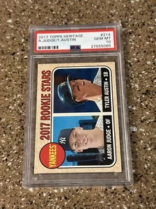 🔥AARON JUDGE & TYLER AUSTIN💥2017 ROOKIE💥STARS PSA GEM💥🤑MINT 10🤑 - Bild 1 von 12