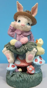 Easter Bunny Resin Cast Figure Heavy - Picture 1 of 7