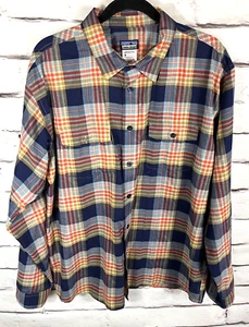 Camicia uomo Patagonia taglia L multicolore con bottoni manica lunga tasche (leggi) - Foto 1 di 8