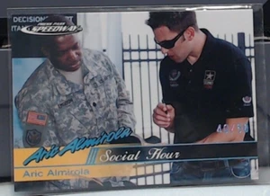 2008 PRESS PASS SPEEDWAY NASCAR ARIC ALMIROLA SOCIAL HOUR /50 #63 MSK - Picture 1 of 2